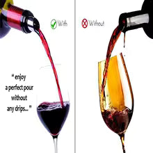 20 discos vertedor de vino de papel de aluminio plateado plegable Flexible reutilizable Mini disco de boquillas para detener de goteo