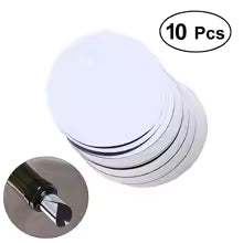 20 discos vertedor de vino de papel de aluminio plateado plegable Flexible reutilizable Mini disco de boquillas para detener de goteo