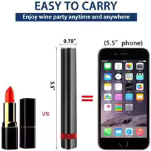 Abridor de Vino de Presión de Aire | Sacacorchos de Bomba Segura con Cortador de Papel de Aluminio