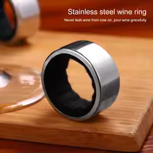 Anillo Antigoteo de Lujo para Vino | ¡Sirve Copas Perfectas Sin Manchas!